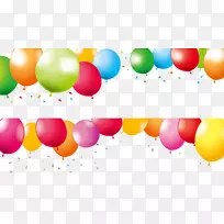 气球网横幅生日-有创意的彩色气球