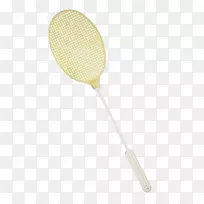 黄色材料球拍匙-网球苍蝇射击