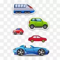 汽车版税-免费绘图插图-卡通车