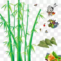 竹制剪贴画-竹子