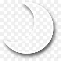 黑白图案-月亮
