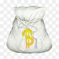 十二生肖金融交易投资者-白钱袋装饰图案