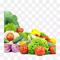 果汁素食菜水果沙拉蔬菜水果和蔬菜