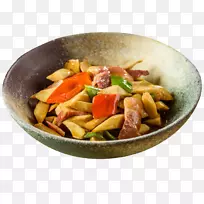 菜水珠铃椒泰国菜素食-双猪肉片胡椒