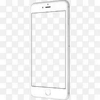 角短信-白色苹果手机