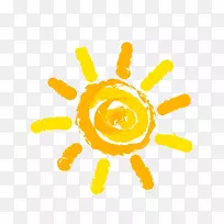 太阳剪贴画-太阳