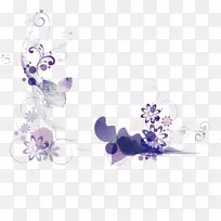 紫色图案-紫色图案边框