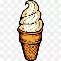 冰淇淋锥图-卡通冰淇淋