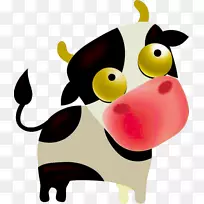 奶牛-可爱的小牛