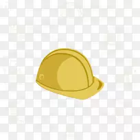 帽子黄色建筑头盔