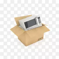 纸纸板箱-微波棕色纸板箱