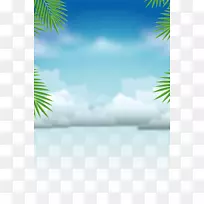暑假-游泳训练暑期背景材料