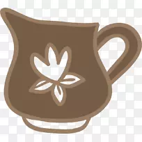 茶叶设计师图标-百合花