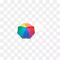 平面设计品牌壁纸-海报彩虹伞