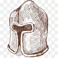 头盔绘图-战士头盔