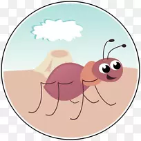 蚂蚁摄影-免费插图-蚂蚁巢
