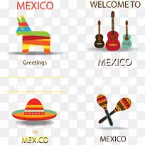 墨西哥adobe插画-欢迎来到墨西哥元素