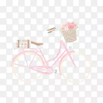自行车下载-粉红色自行车