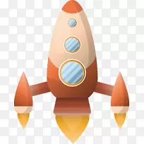 火箭手拉宇宙飞船