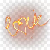 爱情之火-英文单词“爱之火”