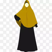 阿拉伯半岛阿拉伯妇女-黄色阿拉伯妇女