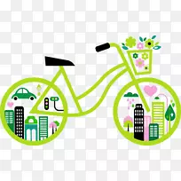 自行车可持续运输公共交通环境友好型自行车时尚