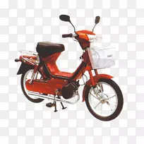 摩托电动自行车滑板车-红色自行车