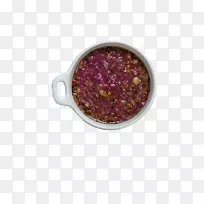 粥食物黑米紫土豆紫豆粥
