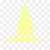 黄色闪电绿-黄色新光效应元素