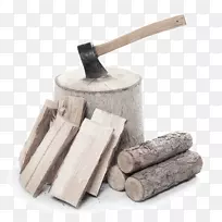 木材劈开器、木柴、木材、商业.摄影用木材斧子