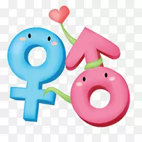 性别符号女性符号-男性和女性符号