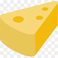 黄色材质角字体-美味奶酪