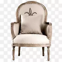 伊姆斯躺椅亚麻布室内装饰沙发扶手椅球场
