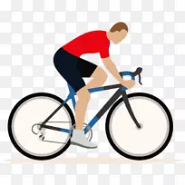 自行车车架自行车车轮自行车道路自行车骑手