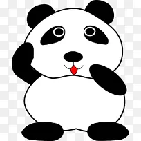 大熊猫小熊猫剪贴画-可爱的熊猫