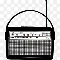 老式无线电广播晶体管无线电黑带无线电天线