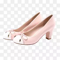 粉红色高跟鞋-物理产品可爱的粉红色高跟鞋
