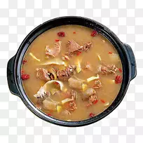 鱼球芝士砂锅炖汤-枣排骨汤