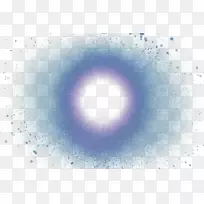 蓝天能量圈壁纸环点