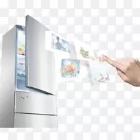 冰箱主要家电图标-智能技术冰箱