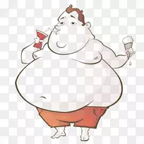 肥胖食品-可乐大胖子