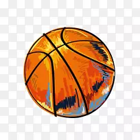 涂鸦篮球插图.手绘篮球