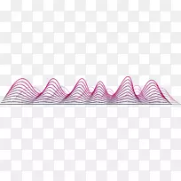 品牌粉红角图案-抽象声波图案下载