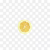 黄色图案-柠檬倒角