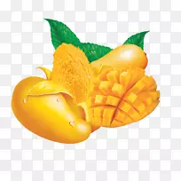 果汁冰沙芒果食物水果芒果