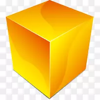 工业盒商业材料su1ea3n phu1ea9m-黄色立方体图形