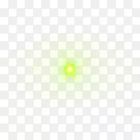 对称黄色图案-创造性透镜耀斑光效应