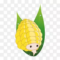 填充玩具娃娃填充蔬菜-创意卡通玉米