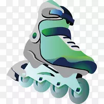滚轴溜冰滑板溜冰鞋Png元素