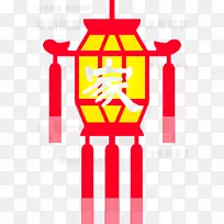 元宵节手电筒-中式红灯笼创意家居